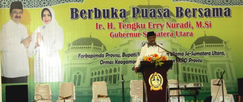 Gubernur Sumut  Ajak Umat Islam Perkuat Silahturahim dan Hindari Buruk Sangka