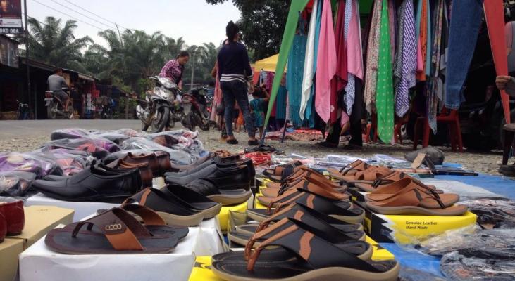 Menjelang Lebaran, Pedagang Musiman Menjamur di Binjai