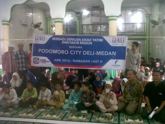 PT Podomoro City Medan Gelar Safari Ramadhan di Kampung Aur