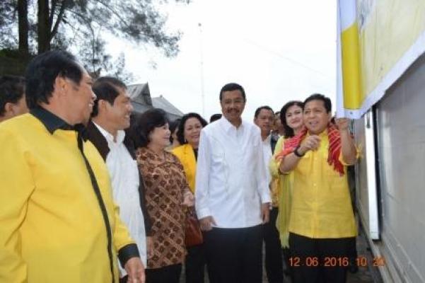 Partai Golkar Bangun Gedung Karya Multifungsi Sinabung