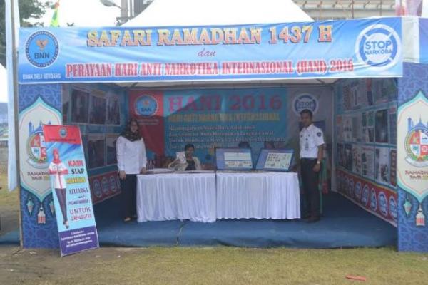 Peringati HANI 2016, BNN Buka Stand di Ramadhan Fair Deli Serdang
