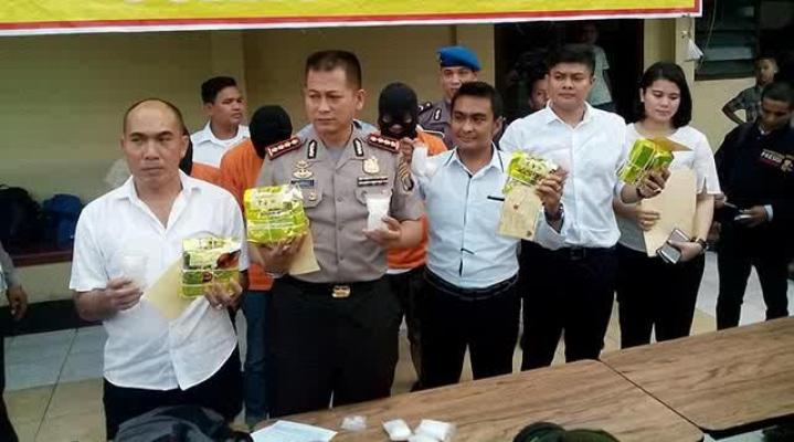 Polresta Medan Bongkar Peredaran Narkoba Antar Propinsi di Simalingkar Medan