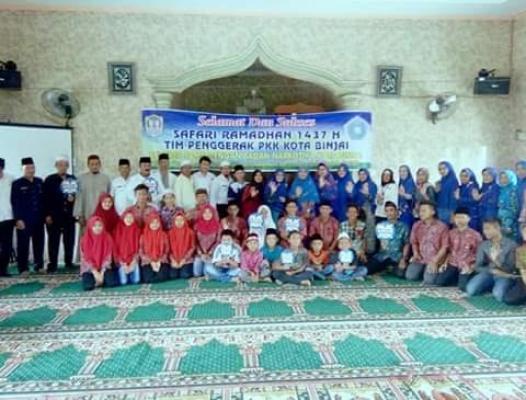 Sambut HANI, BNNK Gandeng PKK Binjai Gelar Safari Ramadhan