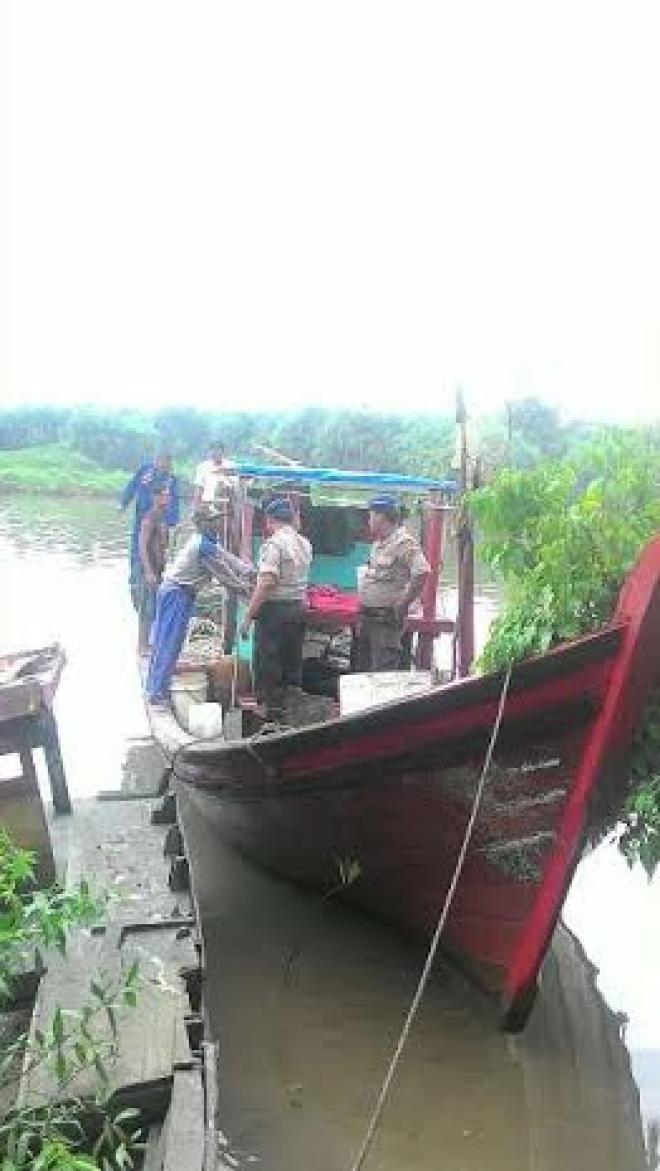 Tangkap Ikan Secara Ilegal, Polres Sergai Amankan Kapal Pukat Trawl Tanpa Izin
