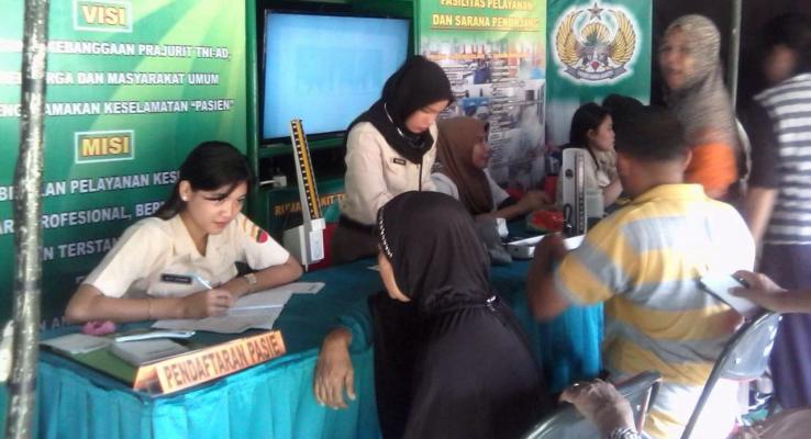 Warga Antusias Ikuti Donor Darah dalam Rangkat HUT Kodam I/BB
