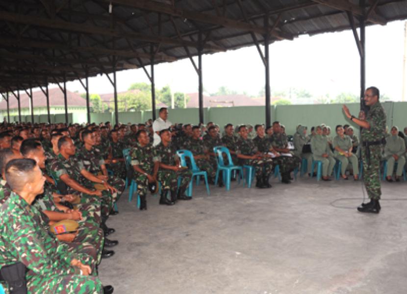 Pangdam Kunker ke Makoyon Arhanudse 11/BS