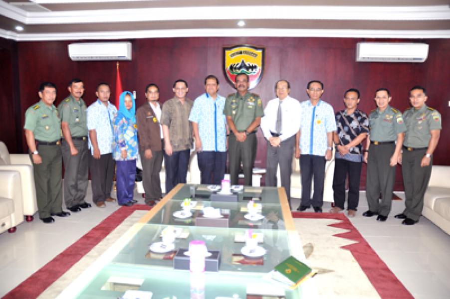 Pandam I/BB Terima Rektor Panca Budi