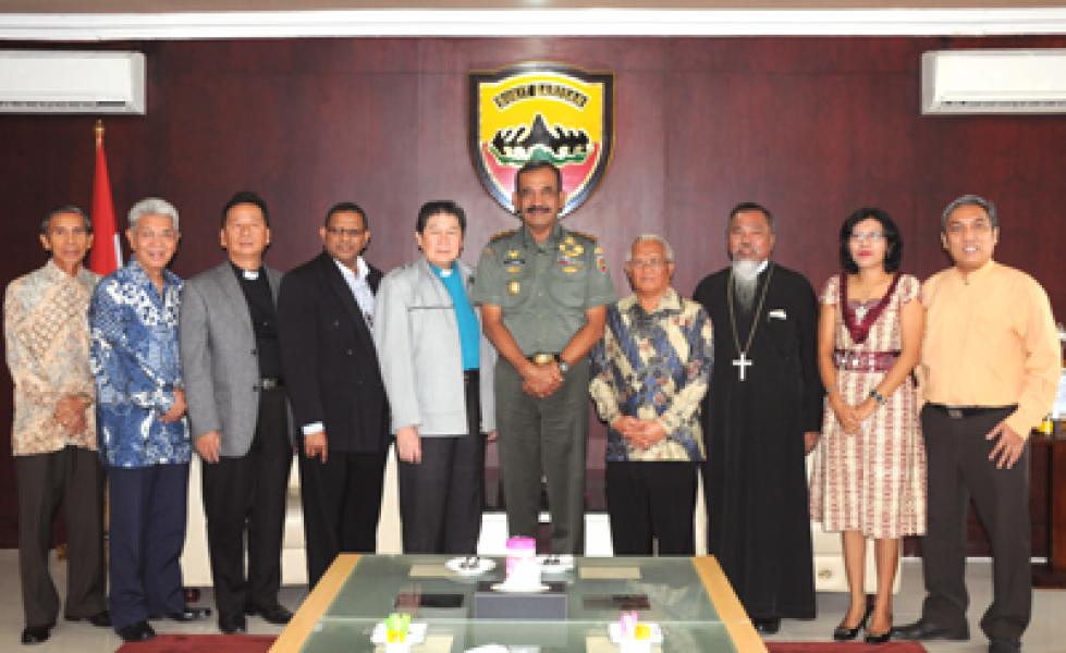 Pangdam I/BB Terima Pengurus Yayasan Sumatera Berdoa