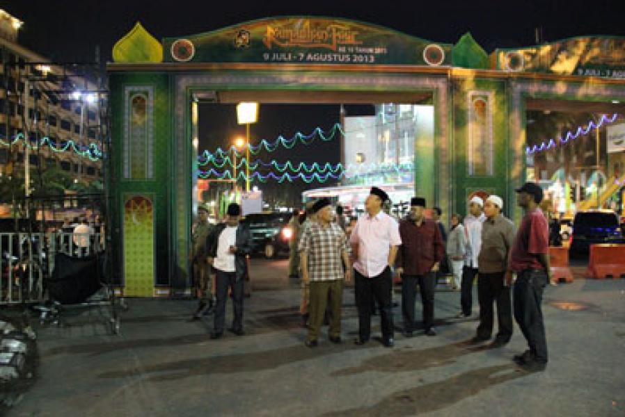 Plt Walikota Medan Tinjau Persiapan Ramadhan Fair