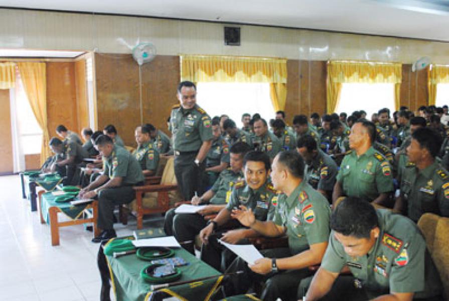 Tentara Harus Ikhlas Mengerjakan Tugas