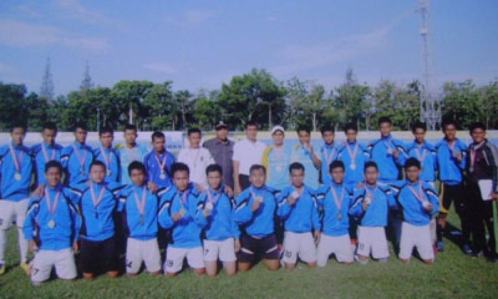 Tanjung Morawa Raih Medali Emas Sepakbola Porkab