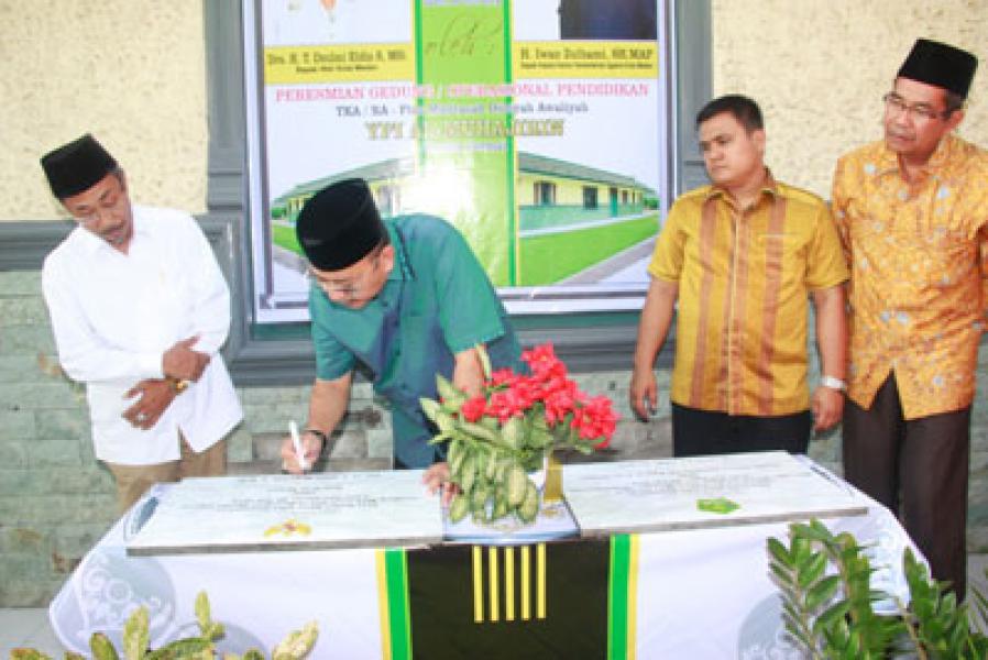 Walikota Medan Ingin YPI Al Muhajirin Lahirkan Generasi Muda Berakhlakul Karimah