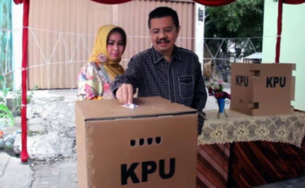 Jokowi-JK Menang di TPS Wagub Sumut