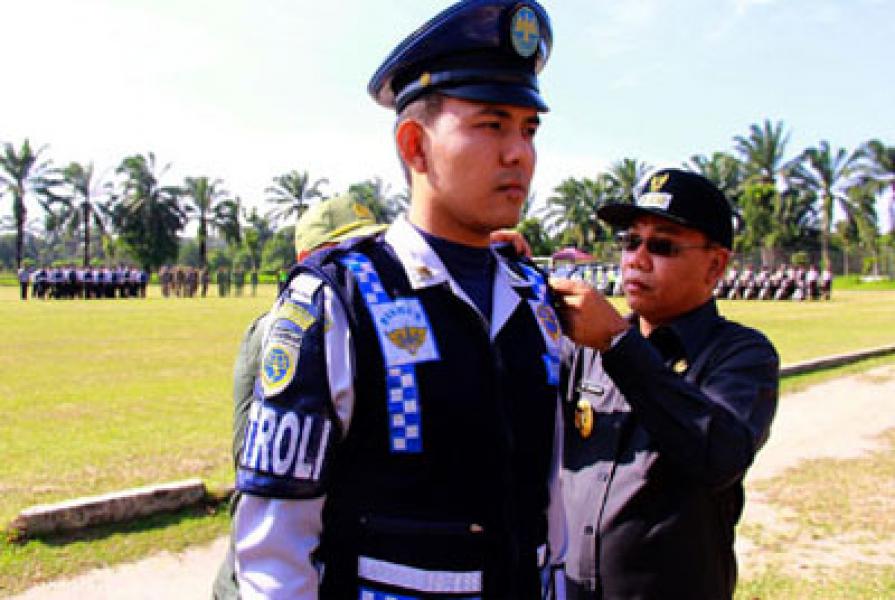 Walikota Binjai Pimpin Apel Gelar Pasukan Pengamanan Idul Fitri 1435 H