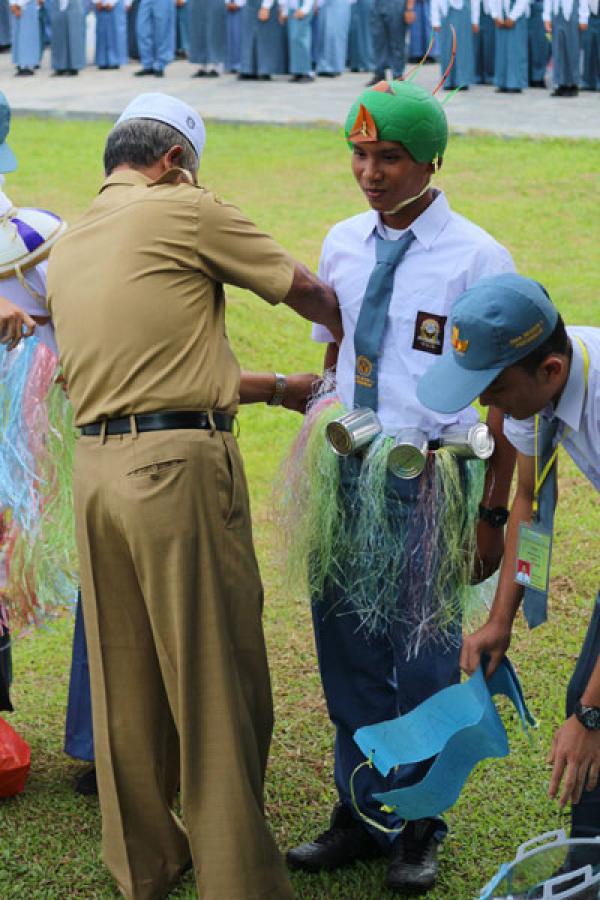 Hari Pertama Sekolah, SMAN 1 Panyabungan Gelar Ospek
