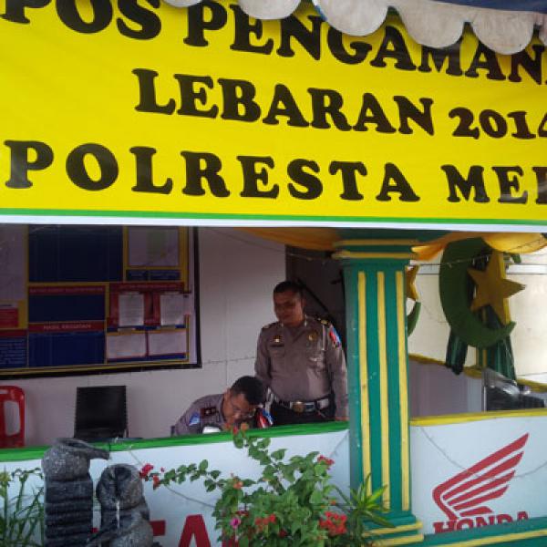Amankan Lebaran, 252 Personel Satlantas Polresta Medan Dikerahkan