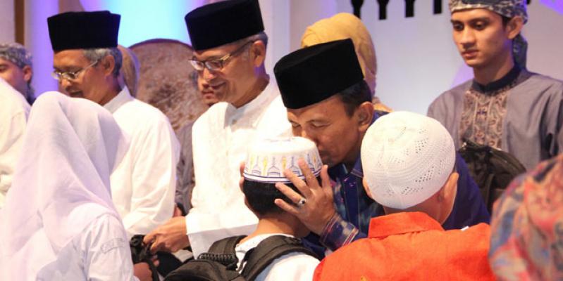 Himbara Berbagi Dengan 1.200 Anak Yatim di Medan