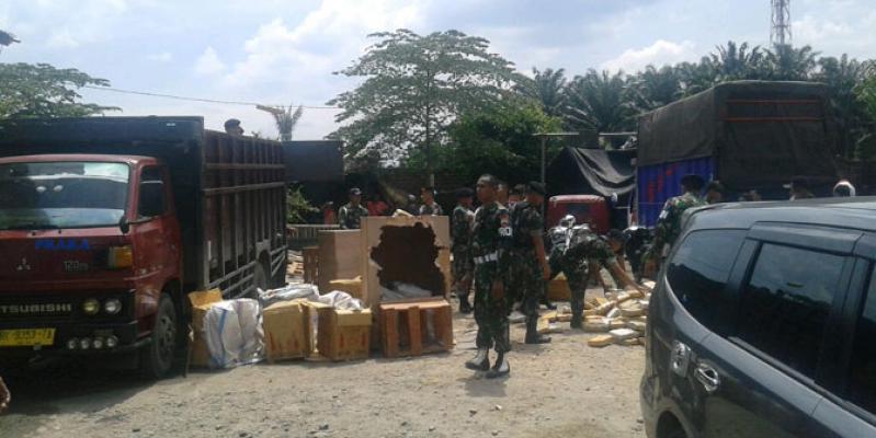 Yonkav 6 Serbu Gagalkan Pengiriman 765 Bal Ganja ke Solo