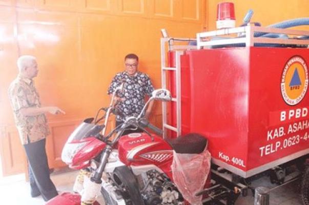 Asahan Kini Miliki Motor Gesit Pemadam Kebakaran