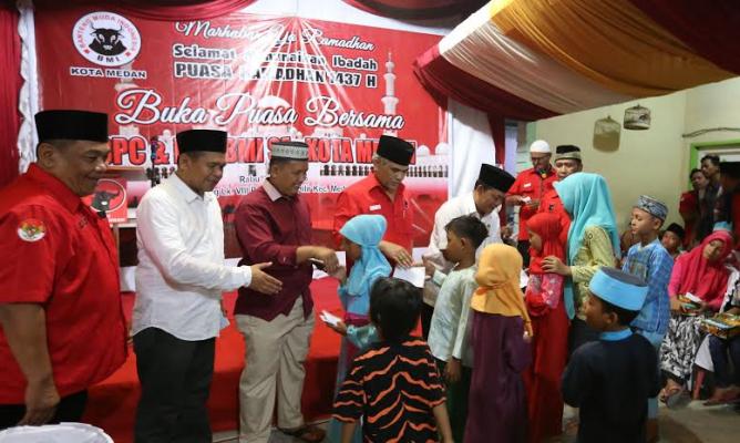 BMI Kota Medan Buka Puasa Bersama Anak Yatim Piatu