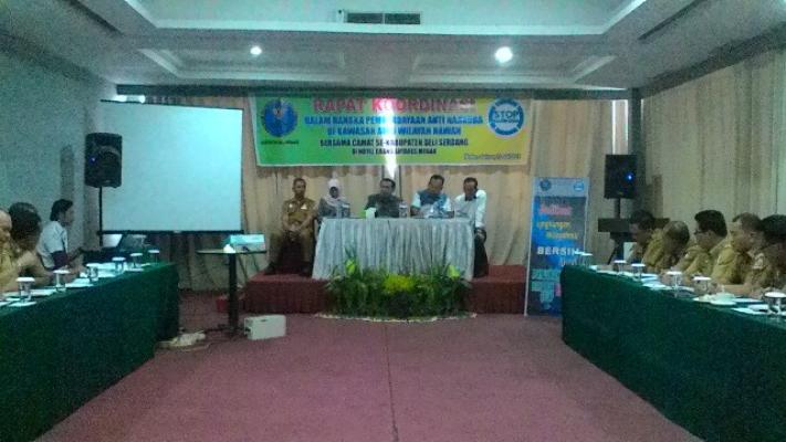 BNNK Deli Serdang Bahas Narkoba Bersama 22 Camat se-Kabupaten Deli Serdang