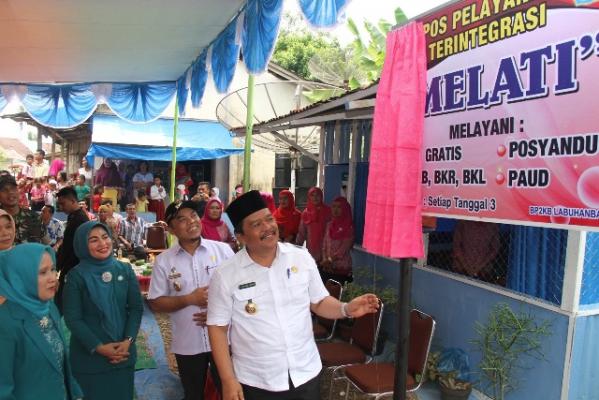 Bupati Labuhanbatu Canangkan Paindoan Jadi Kampung KB