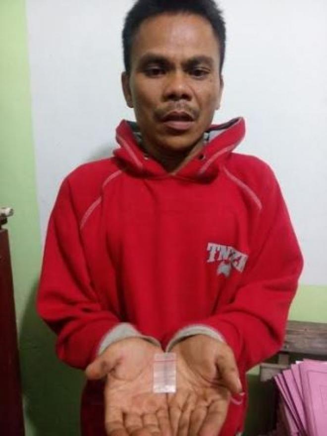 Miliki Sabu, Nelayan Ini Dibekuk Personel Polsek Brandan