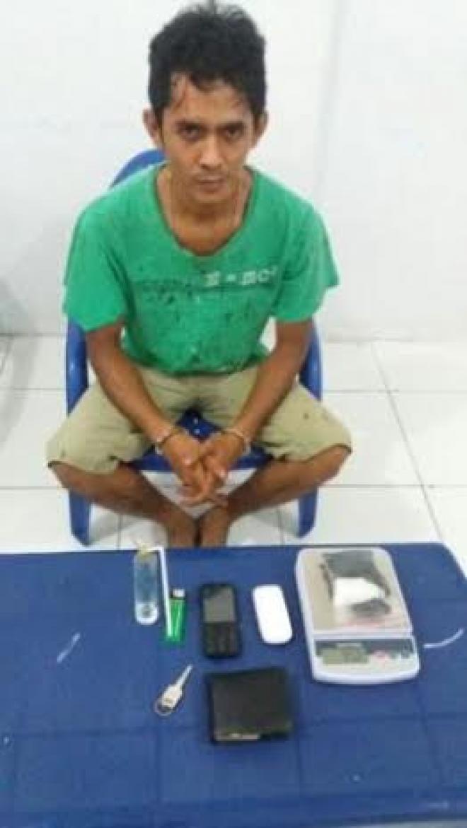 Oknum Anggota Polsek Binjai Barat Bantu Bandar Edarkan Sabu