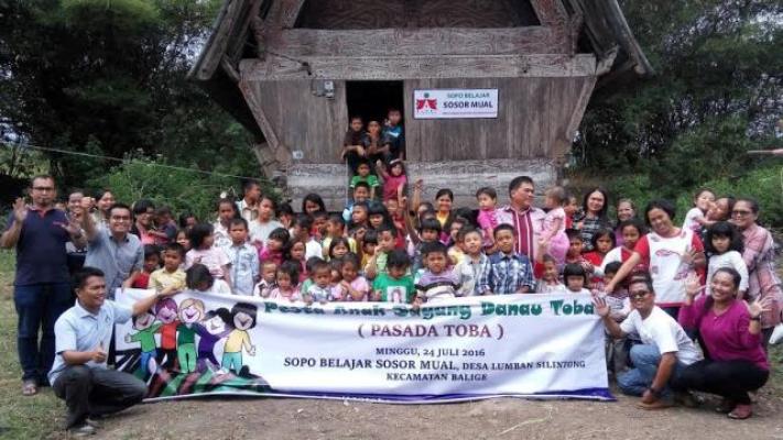 Pasada Toba Rayakan HAN di 5 Sopo Belajar dan Kapal Belajar