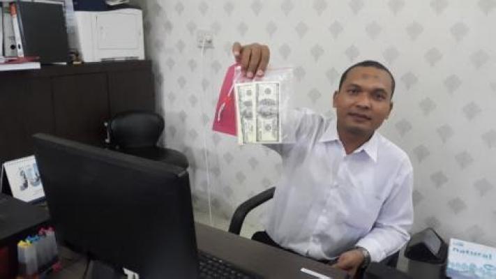 Poldasu Tangkap Pengedar Uang Dolar Amerika Palsu