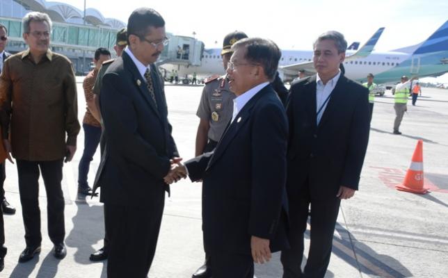 Wapres Jusuf Kalla Titipkan Tiga Pesan kepada Gubernur Sumut