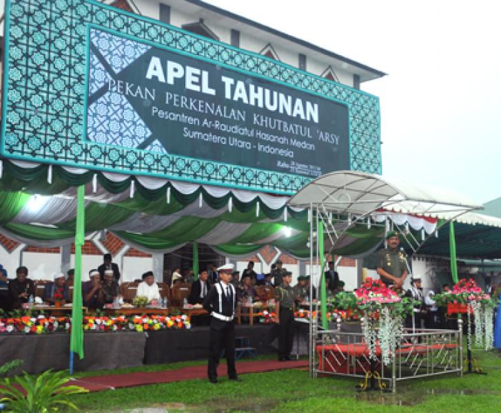Pangdam I/BB Irup di Pesantren Raudlatul Hasanah