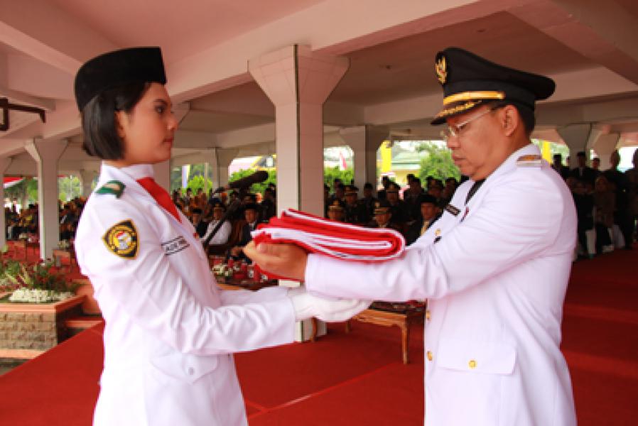 Detik-detik Proklamasi Diperingati di Binjai