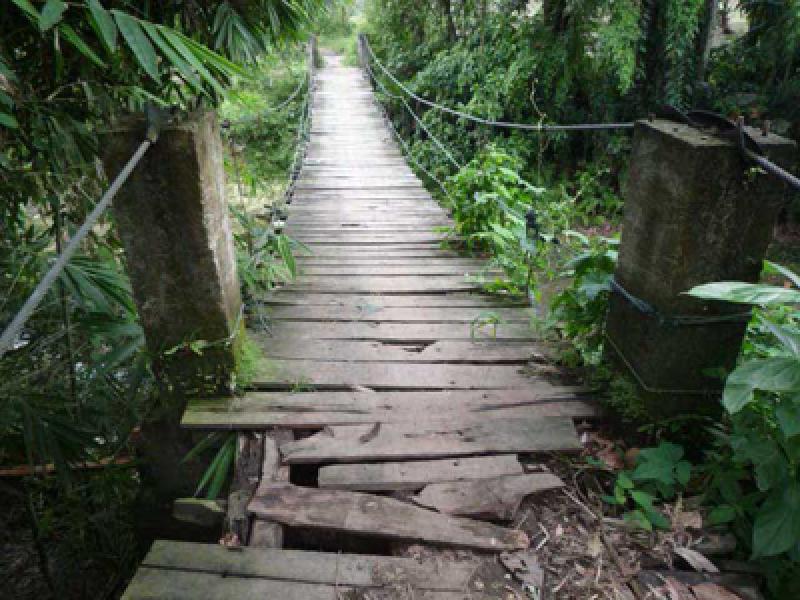 Jembatan Sei Belawan Butuh Perhatian Pemkab Deliserdang