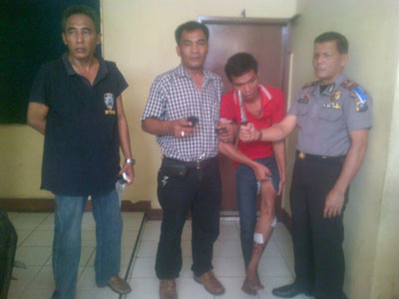 Pelaku Perampokan di Jembatan Layang Brayan Ditembak