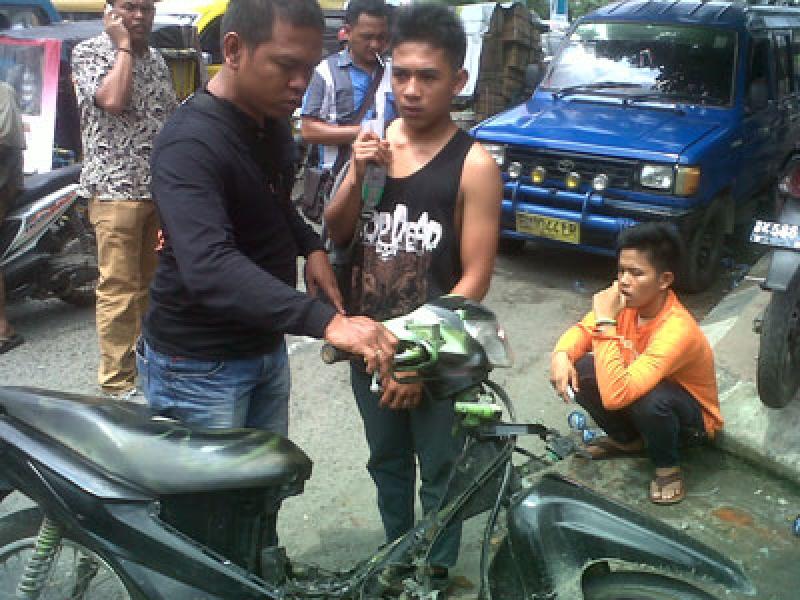 Polsek Medan Baru Amankan 2 Siswa SMK Immanuel Saat Hendak Tawuran