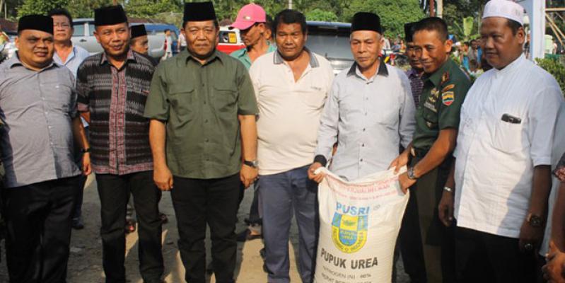 48 Kelompok Tani di Siabu Terima Bantuan Pupuk Bersubsidi