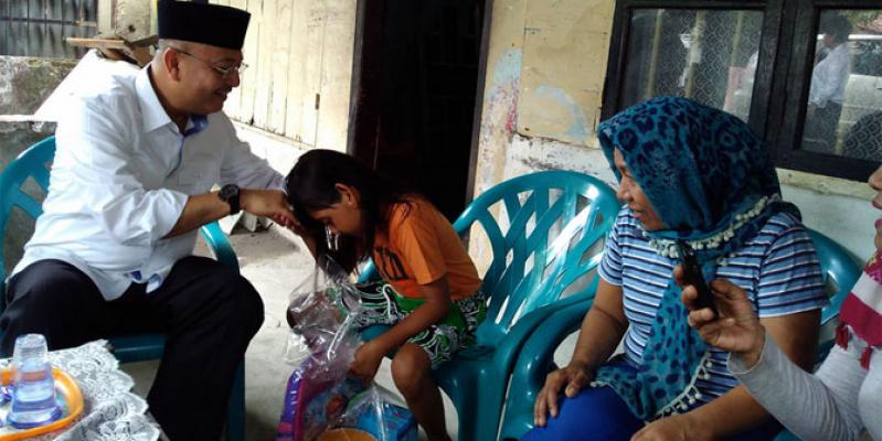 Eldin Bantu Anak Penderita Kelainan Jantung dan Kanker Stadium 4