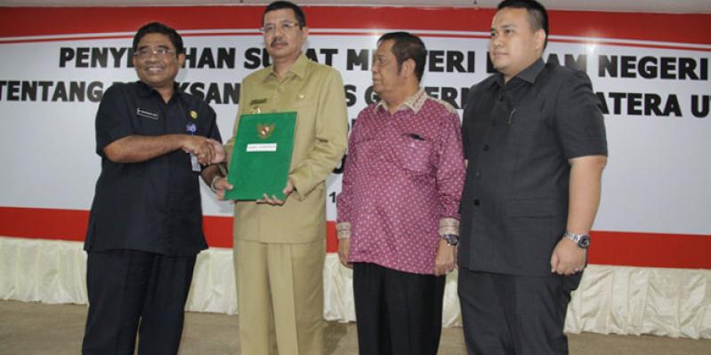 Gatot Ditahan, Tengku Erry Plt Gubernur Sumut