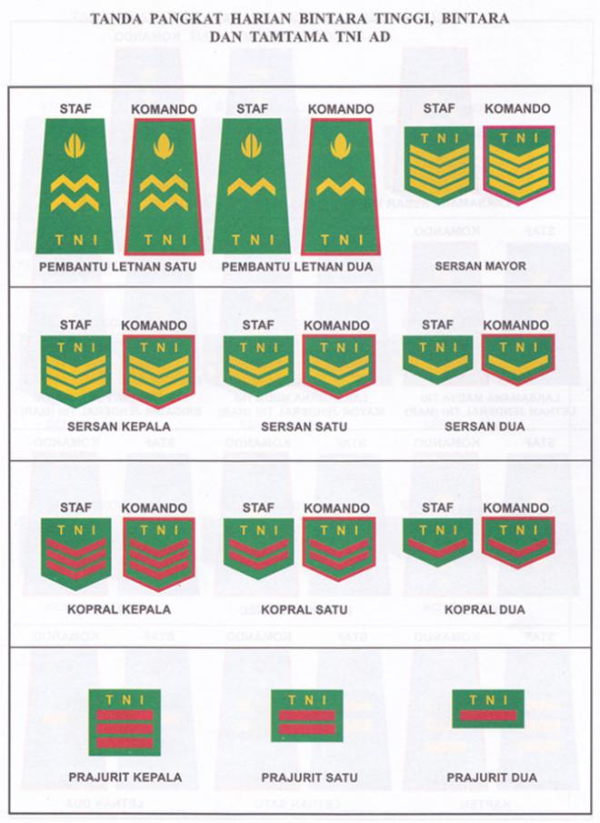 Pangkat TNI AD