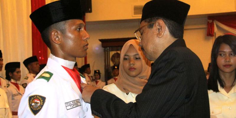 Paskibra Sumut Dikukuhkan
