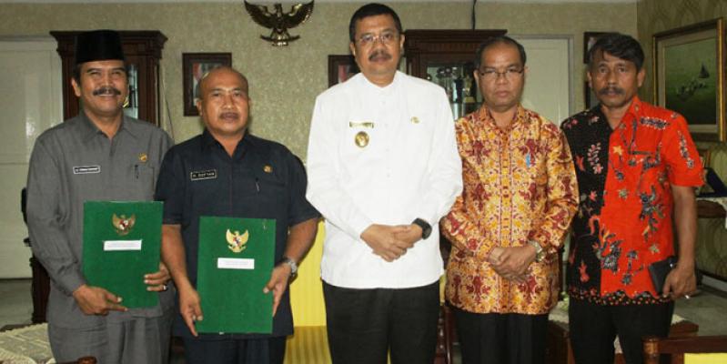 Plt Gubernur Serahkan SK Plh Bupati Asahan dan Labuhan Batu