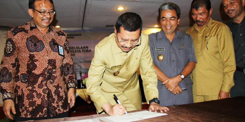 Plt Gubernur Sumut Perintahkan 7 Kabupaten Bersinergi Bangun Geopark Kaldera Toba
