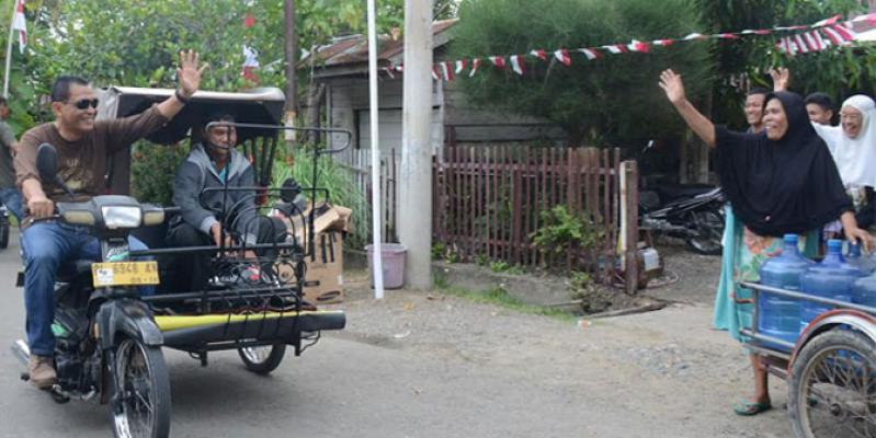 Sidak, Pangdam Ini Menyamar Jadi Tukang Becak