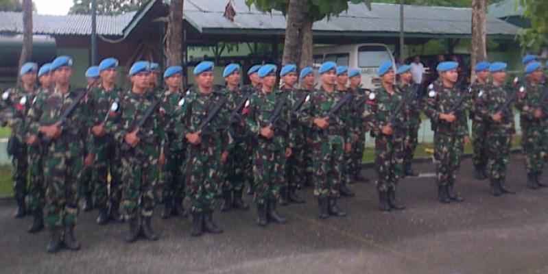 Suasana Haru Iringi Pelepasan Prajurit Yonzipur 1 DD ke Afrika