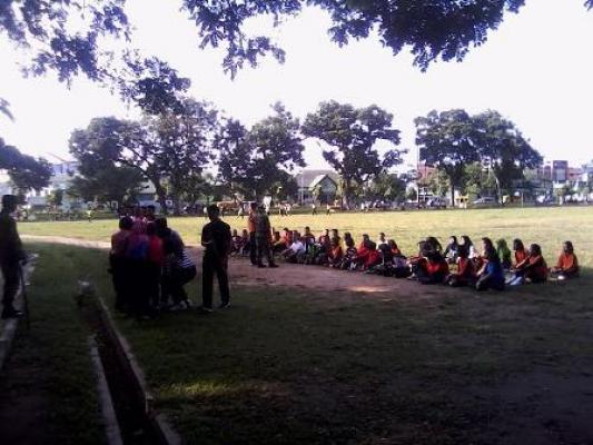Sambut HUT Indonesia, 63 Personil Paskibra Binjai Atur Formasi