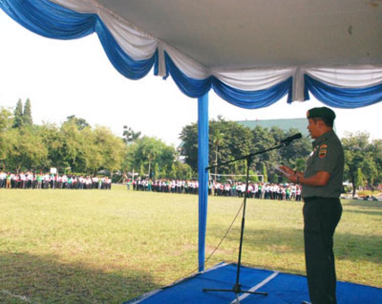 Pangdam I/BB Bekali 1.600 Mahasiswa Baru Panca Budi Medan