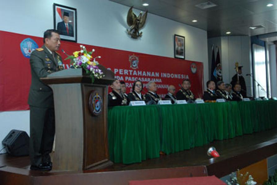 Panglima TNI Berikan Orasi Kepada Civitas Akademika Unhan