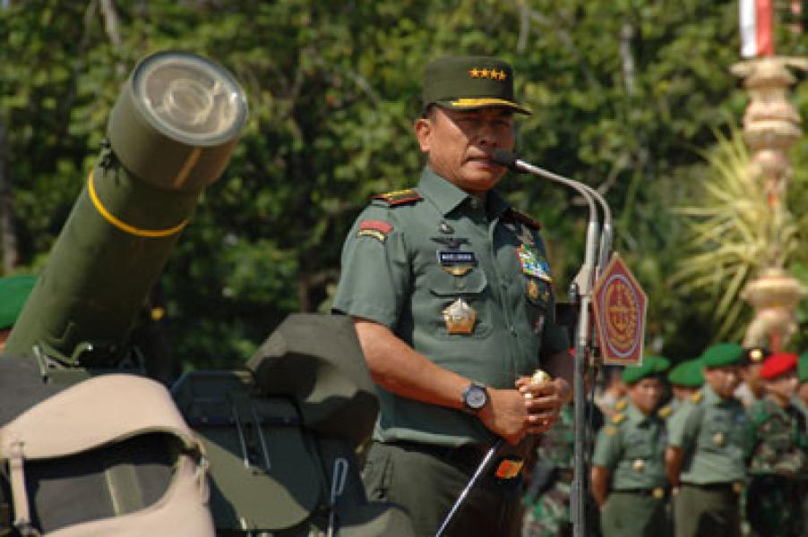 Panglima TNI Pimpin Apel Pengamanan KTT APEC di Bali