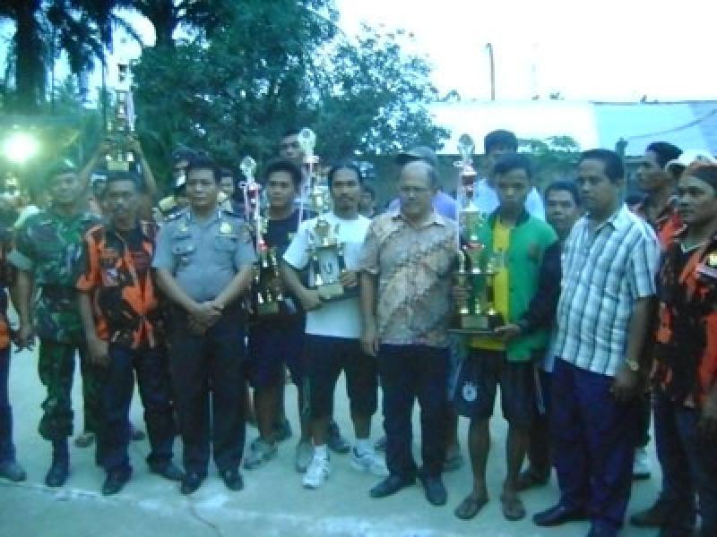 Simpang Kawat Juara Turnamen Voli Piala Ketua PP STM Hilir